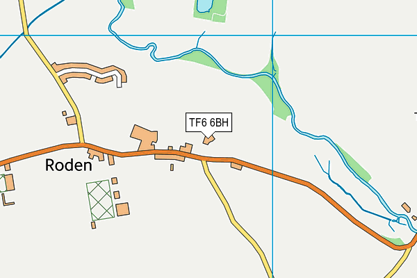 TF6 6BH map - OS VectorMap District (Ordnance Survey)