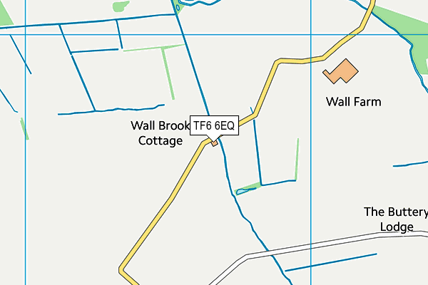 TF6 6EQ map - OS VectorMap District (Ordnance Survey)