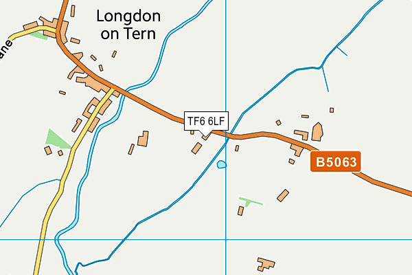 TF6 6LF map - OS VectorMap District (Ordnance Survey)