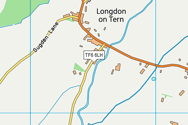 TF6 6LH map - OS VectorMap District (Ordnance Survey)