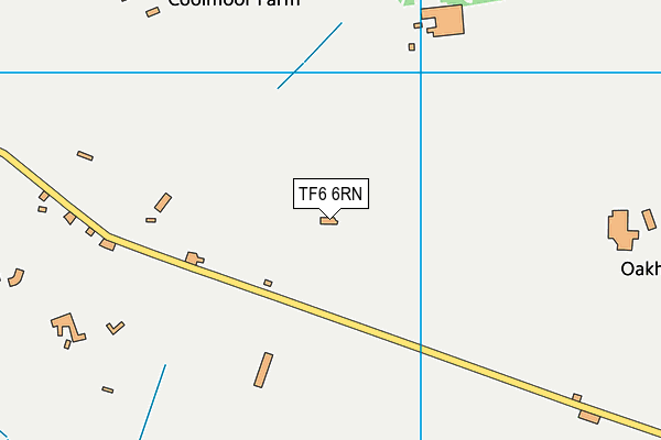 TF6 6RN map - OS VectorMap District (Ordnance Survey)