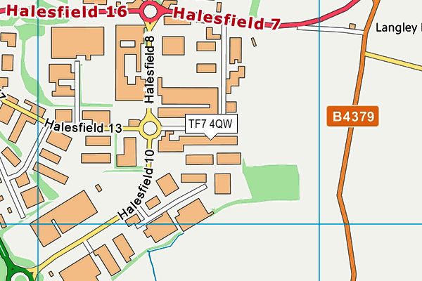 Map of SHROPSHIRE SHIFTERS LTD at district scale