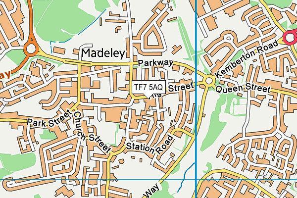 Map of TURBOS AND ECUS LIMITED at district scale