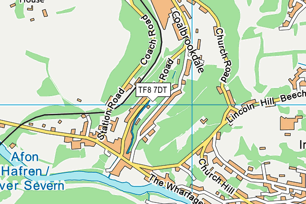 Aspris Telford School map (TF8 7DT) - OS VectorMap District (Ordnance Survey)