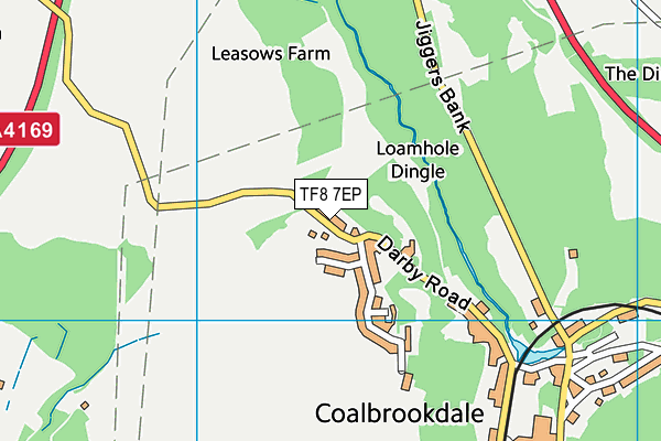 TF8 7EP map - OS VectorMap District (Ordnance Survey)