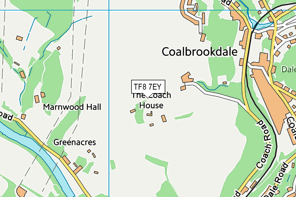 TF8 7EY map - OS VectorMap District (Ordnance Survey)