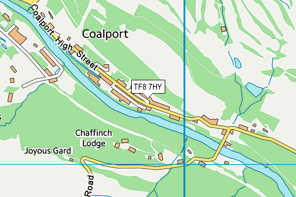 TF8 7HY map - OS VectorMap District (Ordnance Survey)