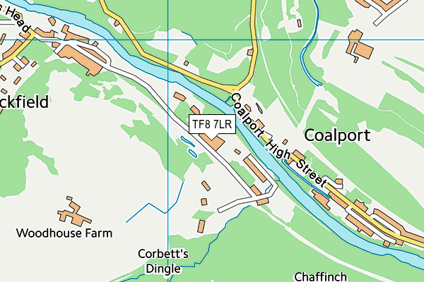 TF8 7LR map - OS VectorMap District (Ordnance Survey)