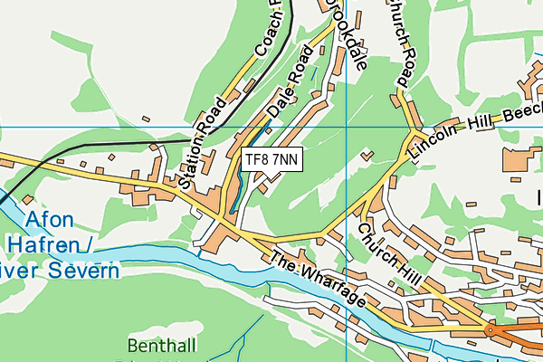 TF8 7NN map - OS VectorMap District (Ordnance Survey)