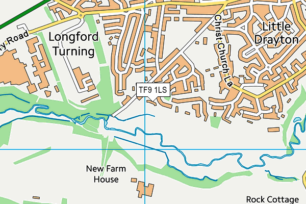 TF9 1LS map - OS VectorMap District (Ordnance Survey)