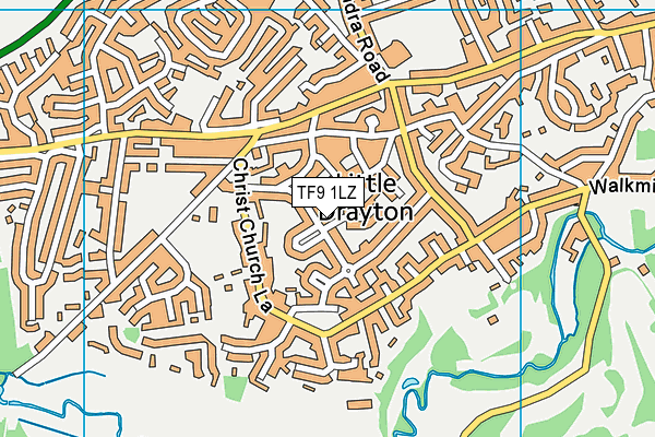 TF9 1LZ map - OS VectorMap District (Ordnance Survey)