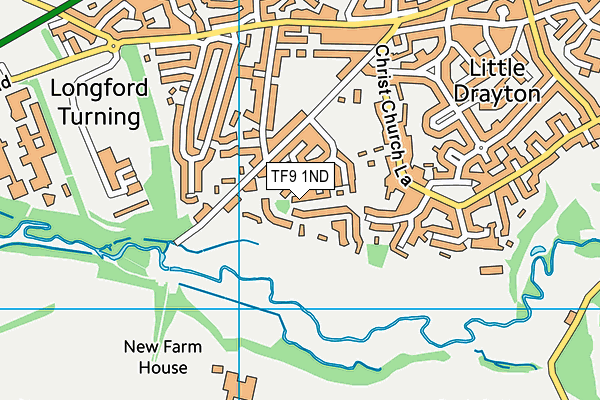 TF9 1ND map - OS VectorMap District (Ordnance Survey)