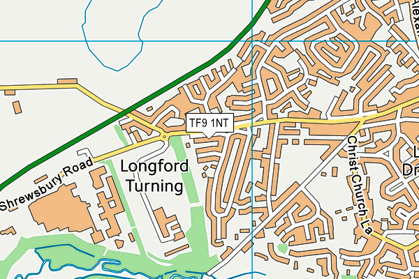 TF9 1NT map - OS VectorMap District (Ordnance Survey)