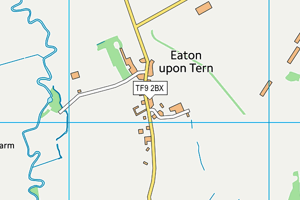 TF9 2BX map - OS VectorMap District (Ordnance Survey)