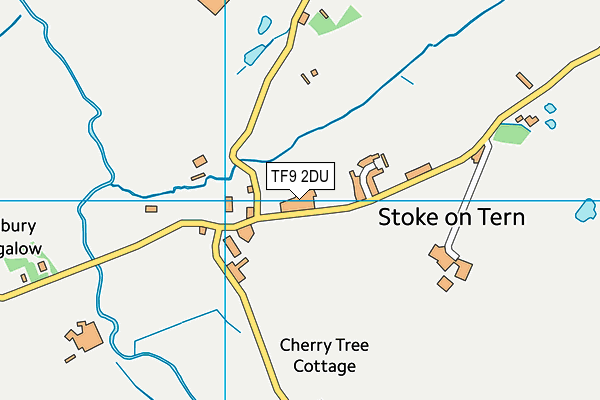 TF9 2DU map - OS VectorMap District (Ordnance Survey)