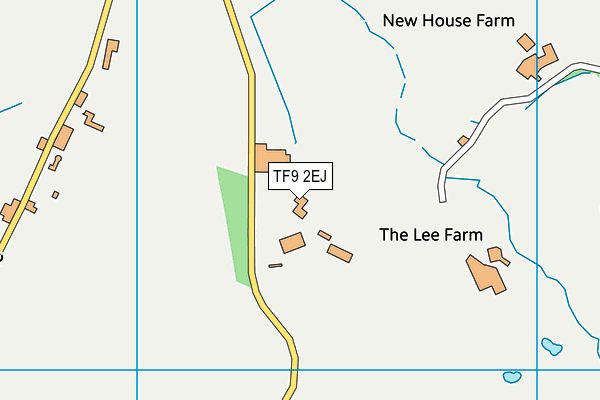 TF9 2EJ map - OS VectorMap District (Ordnance Survey)