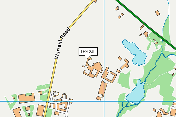 Hmp Stoke Heath map (TF9 2JL) - OS VectorMap District (Ordnance Survey)
