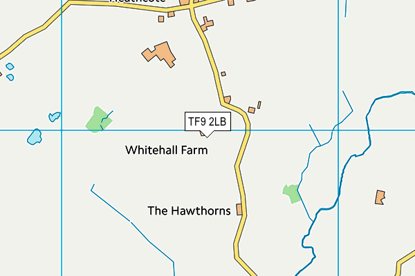 TF9 2LB map - OS VectorMap District (Ordnance Survey)