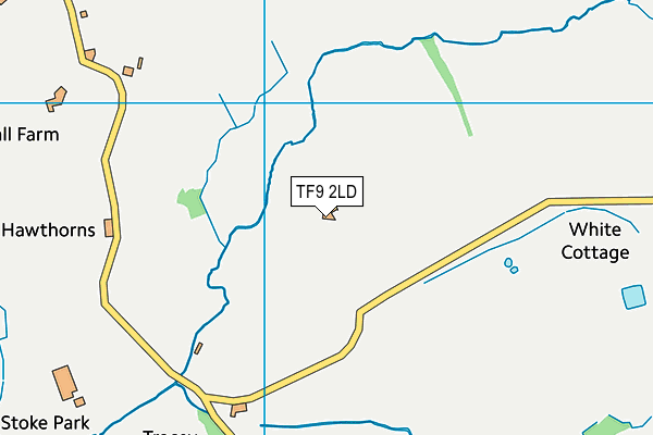 TF9 2LD map - OS VectorMap District (Ordnance Survey)