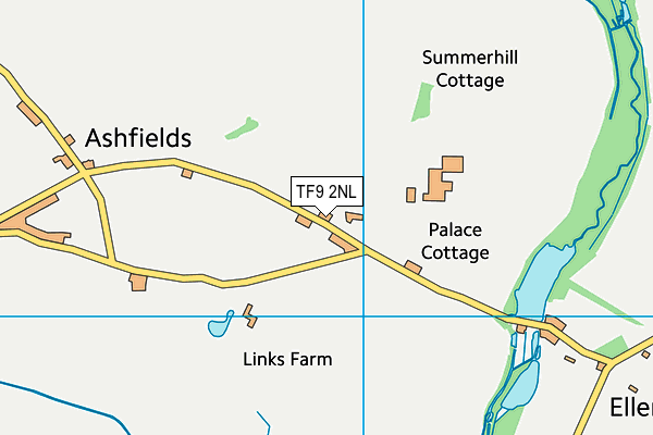 TF9 2NL map - OS VectorMap District (Ordnance Survey)