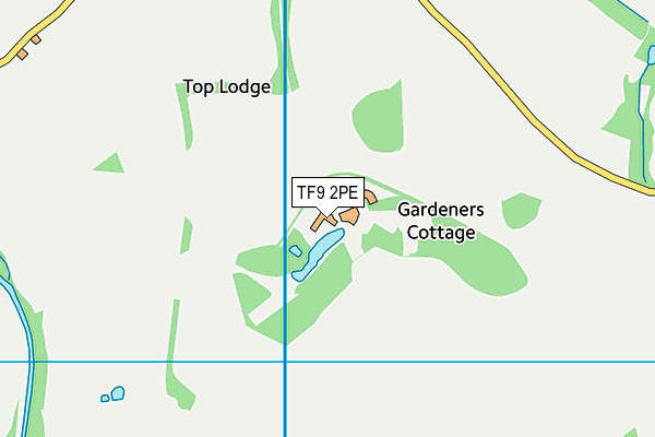 TF9 2PE map - OS VectorMap District (Ordnance Survey)