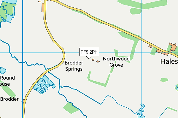 TF9 2PH map - OS VectorMap District (Ordnance Survey)