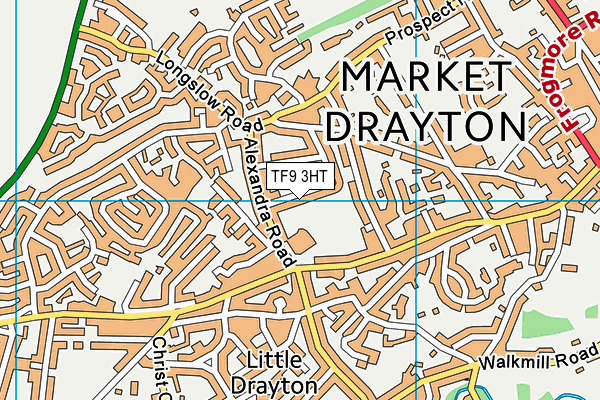 TF9 3HT map - OS VectorMap District (Ordnance Survey)