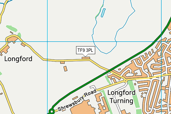 TF9 3PL map - OS VectorMap District (Ordnance Survey)