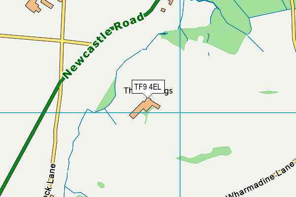 TF9 4EL map - OS VectorMap District (Ordnance Survey)