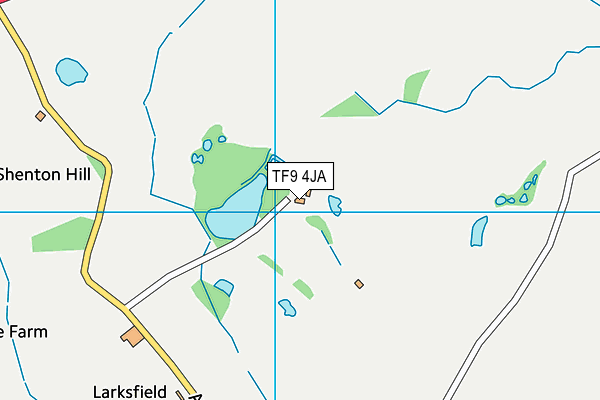 TF9 4JA map - OS VectorMap District (Ordnance Survey)