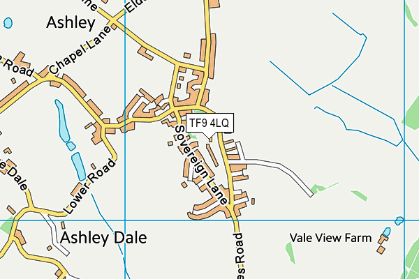 TF9 4LQ map - OS VectorMap District (Ordnance Survey)