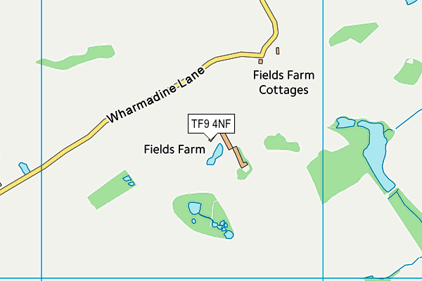 TF9 4NF map - OS VectorMap District (Ordnance Survey)