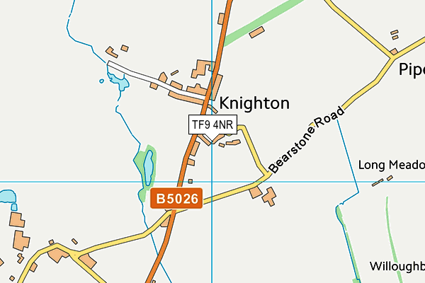 TF9 4NR map - OS VectorMap District (Ordnance Survey)