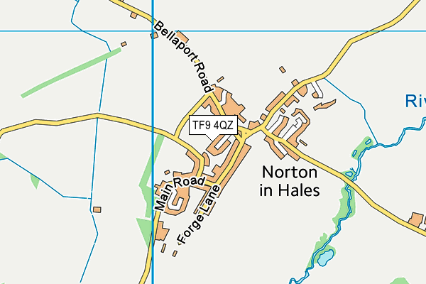 TF9 4QZ map - OS VectorMap District (Ordnance Survey)