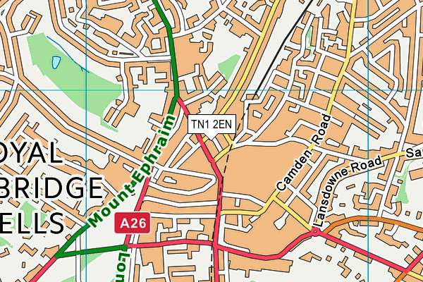 TN1 2EN map - OS VectorMap District (Ordnance Survey)