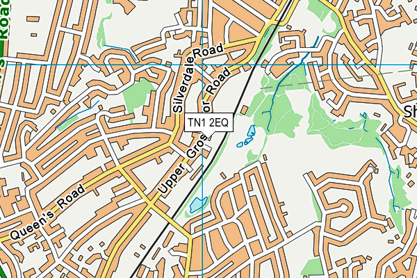 TN1 2EQ map - OS VectorMap District (Ordnance Survey)