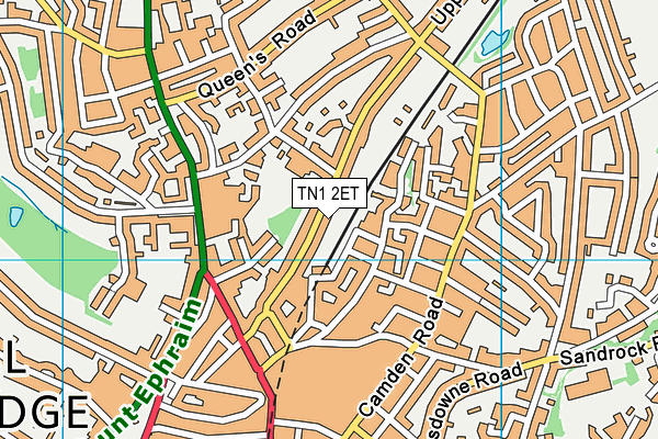 TN1 2ET map - OS VectorMap District (Ordnance Survey)