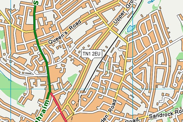 TN1 2EU map - OS VectorMap District (Ordnance Survey)