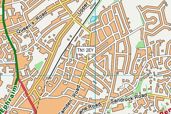 TN1 2EY map - OS VectorMap District (Ordnance Survey)