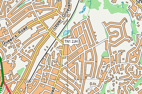 TN1 2JH map - OS VectorMap District (Ordnance Survey)