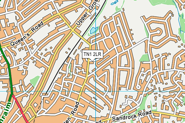 TN1 2LR map - OS VectorMap District (Ordnance Survey)