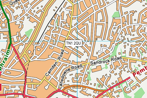 Map of TW1 LIMITED at district scale