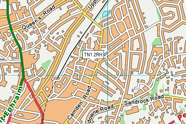 TN1 2RH map - OS VectorMap District (Ordnance Survey)