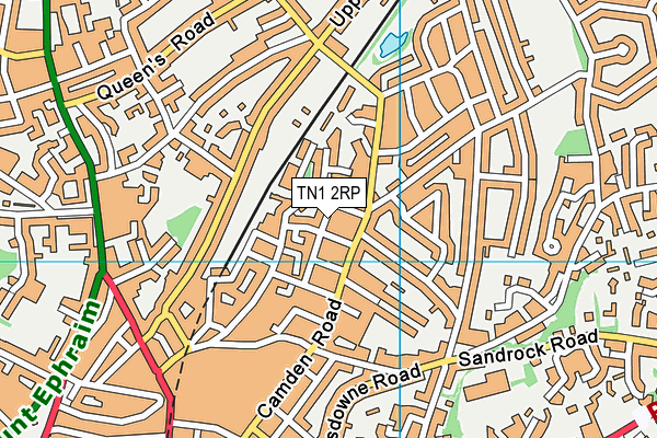 TN1 2RP map - OS VectorMap District (Ordnance Survey)
