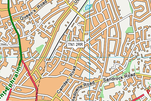 TN1 2RR map - OS VectorMap District (Ordnance Survey)