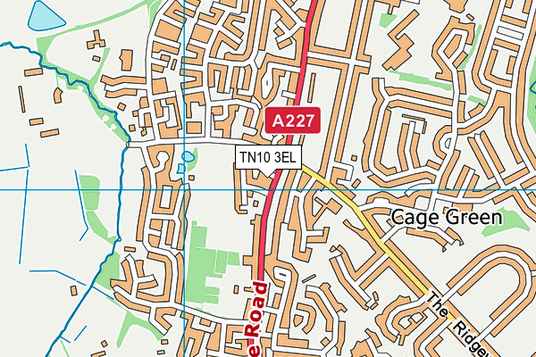 TN10 3EL map - OS VectorMap District (Ordnance Survey)