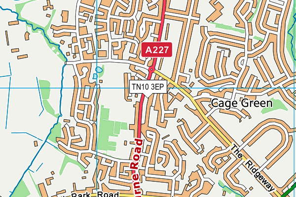 TN10 3EP map - OS VectorMap District (Ordnance Survey)