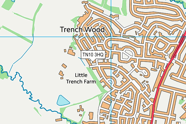 TN10 3HQ map - OS VectorMap District (Ordnance Survey)