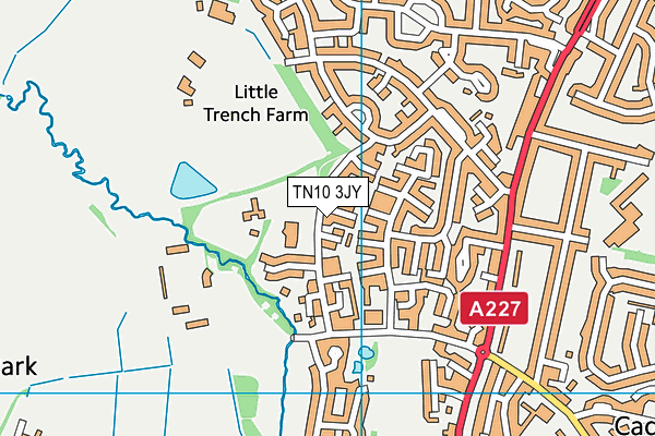 TN10 3JY map - OS VectorMap District (Ordnance Survey)