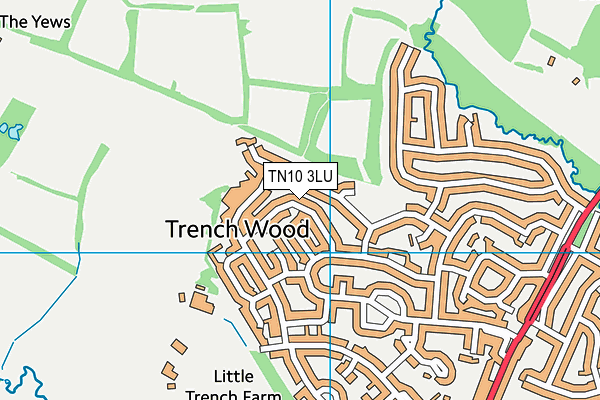 TN10 3LU map - OS VectorMap District (Ordnance Survey)